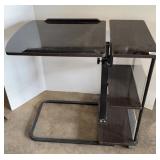 PORTABLE WORK TABLE W/ SHELVES (ALT LOC)