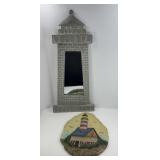 LIGHTHOUSE MIRROR & DECORATIVE STEPPING STONE