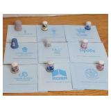 (9) FRANKLIN MINT THIMBLES (ALT LOC)