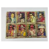 1970s METAL NASCAR COLLECTOR CARDS
