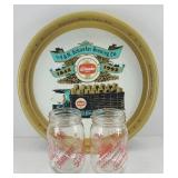 SHAEFER METAL BEER TRAY