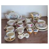 TEA SET, VARIOUS PATTERNS