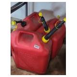 (3) 5 GALLON FUEL CANS