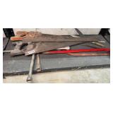 CRYBAR, LUG WRENCH, SAWS