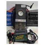 BATTERY TENDER & SMALL AIR COMPRESSOR
