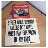 HUMOUROUS SIGN & RISQUE BOOK
