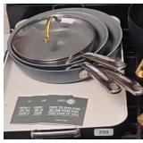 GREEN POTS & PAN SET
