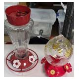 (2) HUMMINGBIRD FEEDERS