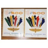 1956 & 1957 INDIANAPOLIS 500 PROGRAMS