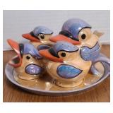 MID CENTURY CONDIMENT SET