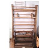 CD RACK, MAGAZINE RACK, SMALL SHELVES