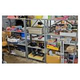 (3) STEEL SHELVES