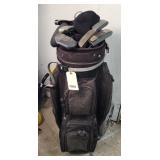 GOLF CLUBS W/ HAND GOLF CART