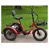 MOONCOOL TK PRO FOLD ELECTRIC 3 WHEEL BIKE