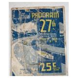 1939 INDIANAPOLIS 500 PROGRAM