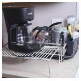 DISH DRAINER, COFFEE POT, MORE