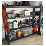 BLACK INDUSTRIAL SHELF