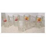 (4) DOG & SUDS HEAVY ROOT BEER MUGS