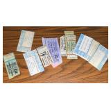 VINTAGE CONCERT TICKETS STUBS 1980s