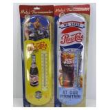 (2) PEPSI COLA THERMOMETERS
