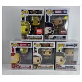 (5) MARVEL FUNKO POP CHARACTERS