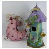 BIRD HOUSE & HANGING DECOR