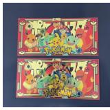 (2) POKEMON FANTASY BILLS