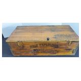 WOOD BOX FOR EXPLOSIVES