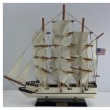 WHALING CLIPPER MODEL SHIP
