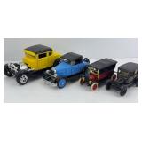 (4) DIECAST CARS