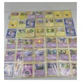 (90) POKEMON CARDS: ELECTRIC, PSYCHIC, FIGHTING