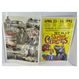 CIRCUS POSTER & PAUL HARVEY FORD POSTER