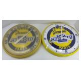 CHEVROLET CLOCK & THERMOMETER