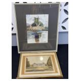 (2) CASTLE PRINTS
