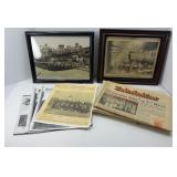 (2) TRAIN YARD PRINTS