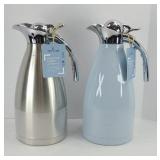(2) INSULATED COFFEE CARAFES, DENTED