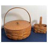 (2) LONGABERGER BASKETS