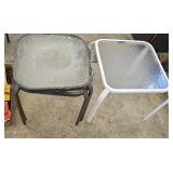 (3) OUTDOOR SIDE TABLES