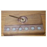 BUFFALO NICKEL DESK SET