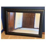 BLACK FRAMED MIRROR