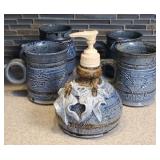 UNIQUE HANDMADE COFFEE MUGS & SOAP DISPENSERS