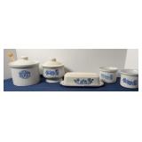 PFALTZGRAFF HONEY JAR, BUTTER & CUSTARD DISHES