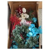 (4) WREATHS & OTHER SHRUBBERY