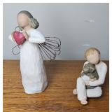 (2) WILLOW TREE FIGURINES