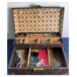 JEWELRY BOX W/ TIE TACKS & CUFFLINKS