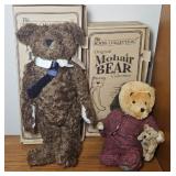 (2) MOHAIR BEARS BY BOYD