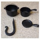 CHILDS CAST IRON PANS
