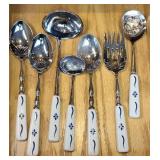 (7) LONGABERGER SERVING UTENSILS