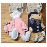 (2) MOHAIR BEARS BY BOYD