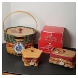 (3) LONGABERGER BASKETS
